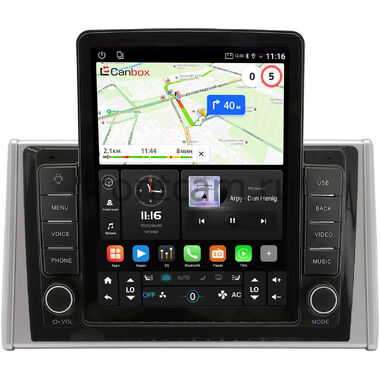Toyota RAV4 5 (XA50) 2018-2026, Wildlander 2020-2025 Canbox GTR095-10-3237 на Android 10 (QLed, 4/64, DSP, CarPlay)
