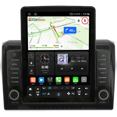 Suzuki Swift 5 2016-2024 (глянцевая) Canbox GTR095-10-795 на Android 10 (QLed, 4/64, DSP, CarPlay)