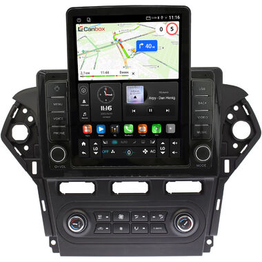 Ford Mondeo 4 2010-2014 Canbox GTR095-1018 встроенный климат на Android 10 (QLed, 4/64, DSP, CarPlay)