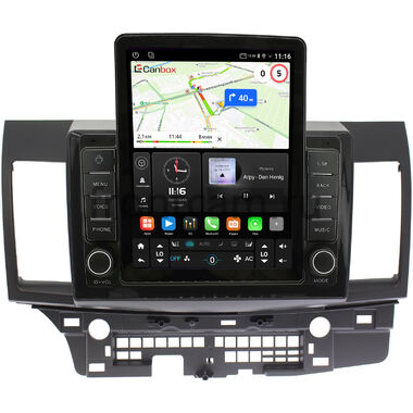 Mitsubishi Lancer 10 2007-2017 (для авто без Rockford) Canbox GTR095-1021 на Android 10 (QLed, 4/64, DSP, CarPlay)