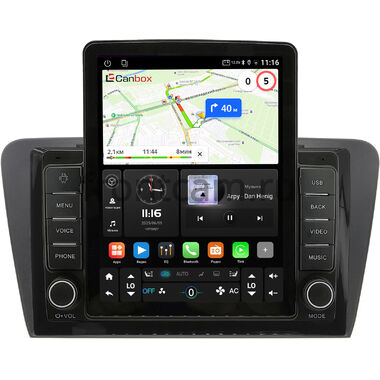 Skoda Octavia A7 2013-2020 (глянцевая) Canbox GTR095-1048 на Android 10 (QLed, 4/64, DSP, CarPlay)