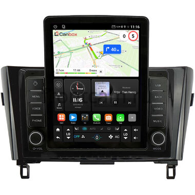Nissan Qashqai 2, X-Trail (T32) 2013-2022 Canbox GTR095-1052/1077 на Android 10 (QLed, 4/64, DSP, CarPlay)
