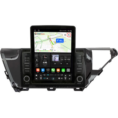 Toyota Camry XV70 2017-2021 (для авто с камерой, левый руль) Canbox GTR095-1050 на Android 10 (QLed, 4/64, DSP, CarPlay)