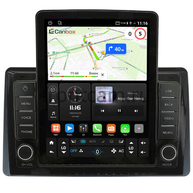 Renault Duster 2 2020-2026 (для авто без монитора) Canbox GTR095-1095 на Android 10 (QLed, 4/64, DSP, CarPlay)