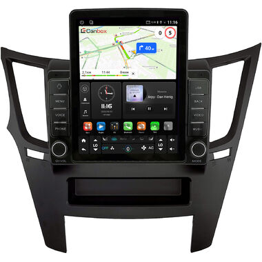 Subaru Legacy 5, Outback 4 2009-2014 (черная, левый руль) Canbox GTR095-9-0087 на Android 10 (QLed, 4/64, DSP, CarPlay)
