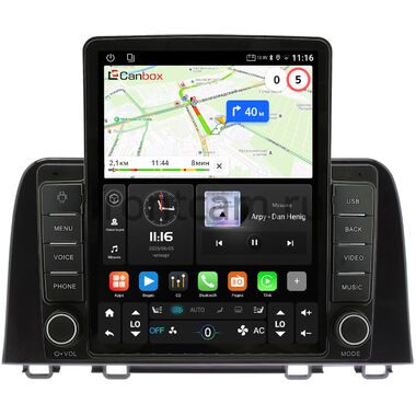 Honda CR-V 5 2016-2024, Breeze 2019-2022 Canbox GTR095-9-0099 (черная) на Android 10 (QLed, 4/64, DSP, CarPlay)