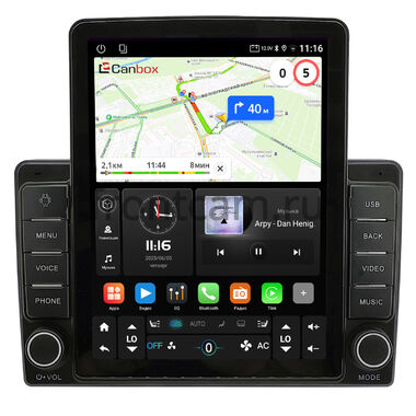 Opel Astra H 2004-2014, Astra GTC H 2004-2011 (вместо бортового компьютера) Canbox GTR095-9-021 на Android 10 (QLed, 4/64, DSP, CarPlay)