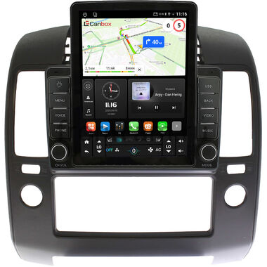 Nissan Navara 3 (D40) 2004-2015 Canbox GTR095-9-1103 на Android 10 (QLed, 4/64, DSP, CarPlay)