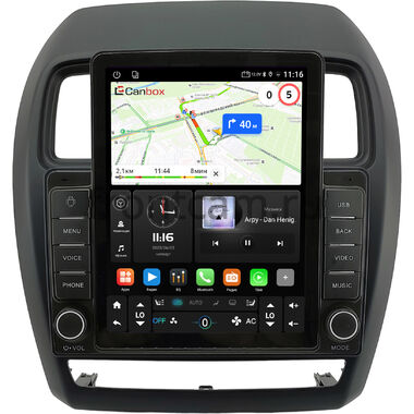 Mitsubishi ASX, Outlander Sport, RVR 3 2015-2024 Canbox GTR095-9-1162 на Android 10 (QLed, 4/64, DSP, CarPlay)