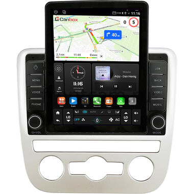 Volkswagen Scirocco 2008-2014 (для авто с автоматическим климатом) Canbox GTR095-9-1244 на Android 10 (QLed, 4/64, DSP, CarPlay)