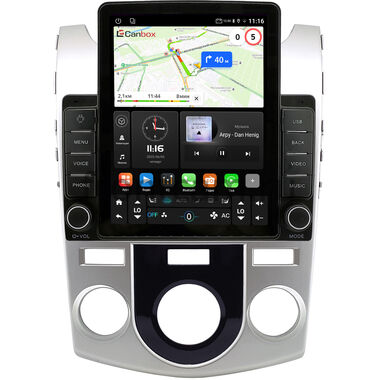 Kia Cerato 2 седан, Forte 2008-2013 (авто без климат-контроля) Canbox GTR095-9-147 на Android 10 (QLed, 4/64, DSP, CarPlay)