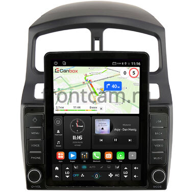 Hyundai Santa Fe 2000-2006, Santa Fe (Classic) 2007-2013 Canbox GTR095-9-223 на Android 10 (QLed, 4/64, DSP, CarPlay)
