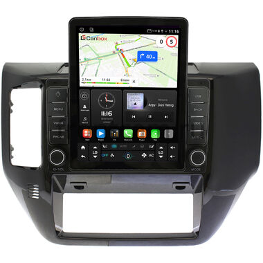 Nissan Patrol (Y61) 2004-2010 (черная, глянцевая) Canbox GTR095-9-239 на Android 10 (QLed, 4/64, DSP, CarPlay)
