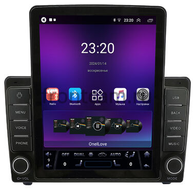 Peugeot 407 2004-2011 (черная) Canbox GT095-9-6720 на Android 10 (QLed, DSP, CarPlay)