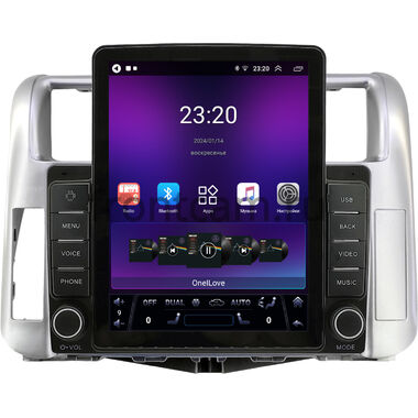 Toyota Land Cruiser Prado 150 2009-2013 (серебристая, для авто с усилителем) Canbox GT095-9003 на Android 10 (QLed, DSP, CarPlay)