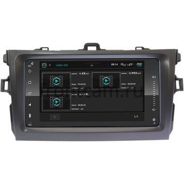 Toyota Corolla (E150) (2006-2013) OEM RS6901-RP-TYCV14XW-05 на Android 9