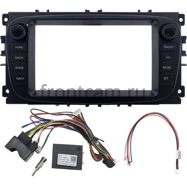 Ford Focus 2, C-MAX, Mondeo 4, S-MAX, Galaxy 2, Tourneo Connect 2006-2015 (черный) Рамка RP-0195-491