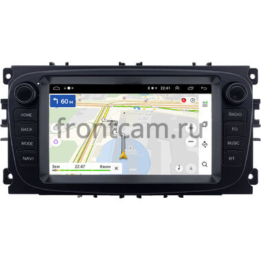 Ford Focus 2, C-MAX, Mondeo 4, S-MAX, Galaxy 2, Tourneo Connect (2006-2015) (черный) OEM 2/16 на Android 10 (GT7-RP-0195-491)