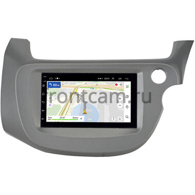 Honda Fit 2 (2007-2014) (правый руль) серебро OEM 2/16 на Android 10 (GT7-RP-11-671-274)