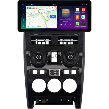 Lada Priora 2007-2013 (черная, глянцевая) 10.25 дюйма Canbox PRO-Line 4319-1632 на Android 13 (4G-SIM, 4/64, DSP, QLed) Audi Style