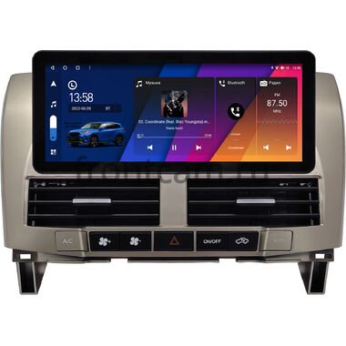 Lexus RX 300, RX 330, RX 350, RX 400h 2003-2009 (золотистая) 10.25 дюйма Canbox M-Line 7715-0006 на Android 10 (4G-SIM, 4/64, DSP, QLed) Audi Style