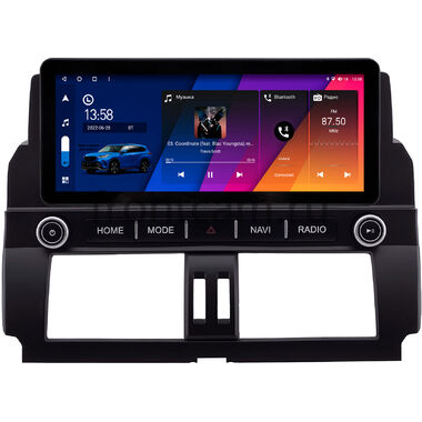 Toyota Land Cruiser Prado 150 2013-2017 (Тип 2) 10.25 дюйма Canbox H-Line 7820-0074 на Android 10 (4G-SIM, 6/128, DSP, QLed) Audi Style