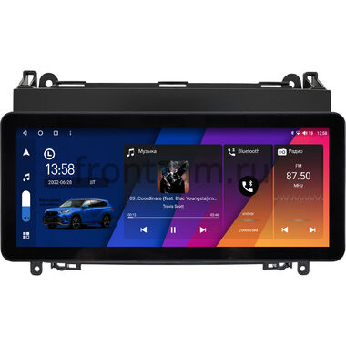 Mercedes A-klasse (W169), B-klasse (W245), Vito 2 (W639), Vito 3 (W447), Viano (W639), Sprinter (W906) 2006-2018 10.25 дюйма Canbox GT-4025-0163 на Android 10 (CarPlay, 2/32, DSP, QLed) Audi Style