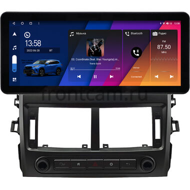 Toyota Corolla (E150) 2006-2013 10.25 дюйма Canbox H-Line 8811-0516 на Android 14 (4G-SIM, 6/128, DSP, QLed) Audi Style