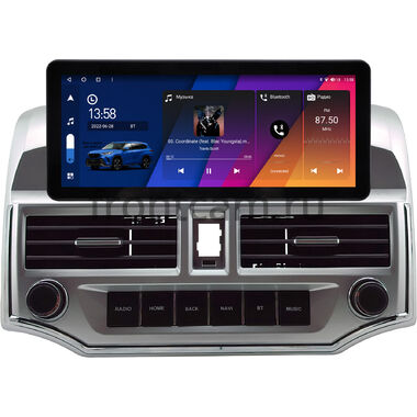 Toyota 4Runner 5 2009-2024 10.25 дюйма Canbox H-Line 8811-0523 на Android 14 (4G-SIM, 6/128, DSP, QLed) Audi Style