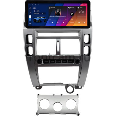 Hyundai Tucson 2004-2010 (серебрянная) 10.25 дюйма Canbox M-Line 7715-0586 на Android 10 (4G-SIM, 4/64, DSP, QLed) Audi Style