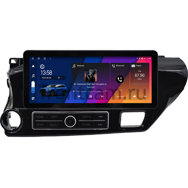 Toyota Hilux 8 2015-2026 (для авто без усилителя, левый руль) 10.25 дюйма Canbox M-Line 7715-0727 на Android 10 (4G-SIM, 4/64, DSP, QLed) Audi Style