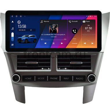 Subaru Legacy 5, Outback 4 2009-2014 (серебро, левый руль) 10.25 дюйма Canbox H-Line 8811-0732 на Android 14 (4G-SIM, 6/128, DSP, QLed) Audi Style