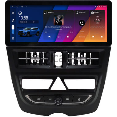 Kia Picanto 2007-2011, Morning 2008-2010 10.25 дюйма Canbox M-Line 7715-0763 на Android 10 (4G-SIM, 4/64, DSP, QLed) Audi Style