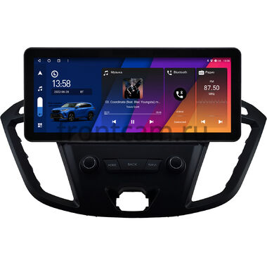 Ford Tourneo Custom, Transit Custom 2012-2024 10.25 дюйма Canbox H-Line 8811-0962 на Android 14 (4G-SIM, 6/128, DSP, QLed) Audi Style
