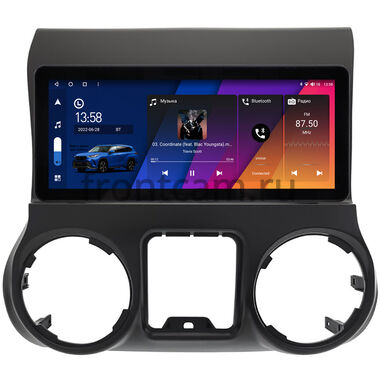 Jeep Wrangler 3 (JK) 2014-2018 10.25 дюйма Canbox H-Line 7820-1295 на Android 10 (4G-SIM, 6/128, DSP, QLed) Audi Style