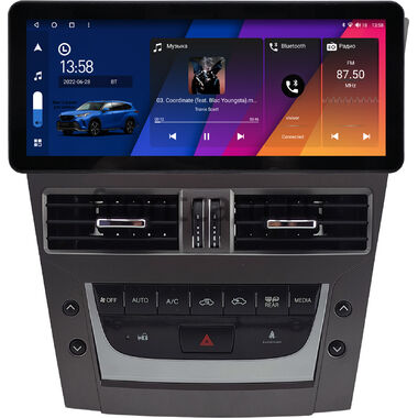 Lexus GS 3 2004-2011 (для авто без кассеты) 10.25 дюйма Canbox H-Line 8811-1712 на Android 14 (4G-SIM, 6/128, DSP, QLed) Audi Style