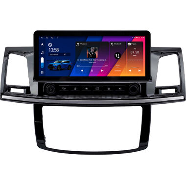 Toyota Fortuner, Hilux 7 2004-2015 (с кондиционером или климат-контролем) 10.25 дюйма Canbox M-Line 7715-1950 на Android 10 (4G-SIM, 4/64, DSP, QLed) Audi Style