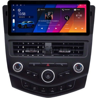 Honda Accord 7 2002-2008 10.25 дюйма Canbox M-Line 7715-2286 на Android 10 (4G-SIM, 4/64, DSP, QLed) Audi Style