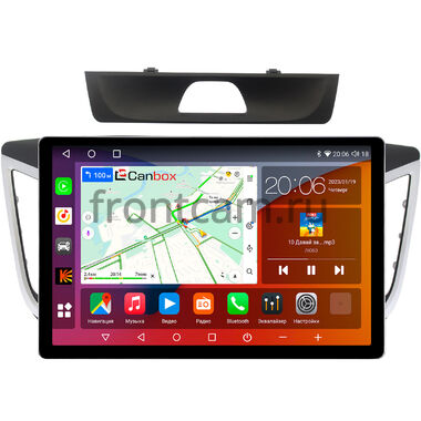 Hyundai Creta 2016-2021 Canbox H-Line 2K 4127-1028 13 дюймов на Android 10 (4G-SIM, 8/256, DSP, QLed)