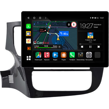 Mitsubishi Outlander 3 2012-2024 (глянцевая) Canbox M-Line 2K 4130-9-0145 11.5 дюймов на Android 10 (4G-SIM, 2/32, DSP, QLed)