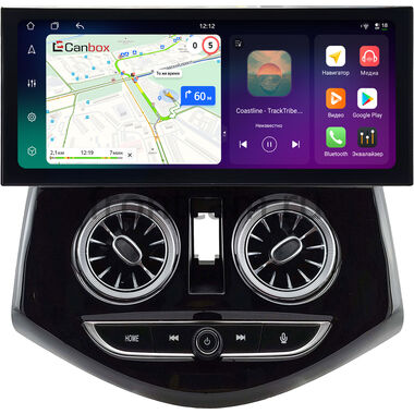 Daewoo Matiz Creative (M300) 2009-2011 (глянцевая) 12.3 дюйма Canbox PRO-Line 4317-0312 на Android 13 (4G-SIM, 8/256, DSP, QLed) Lexus Style