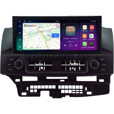Mitsubishi Lancer 10 2007-2017 12.3 дюйма Canbox H-Line 4410-0525 на Android 14 (4G-SIM, 4/64, DSP, QLed) Lexus Style