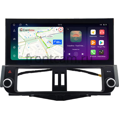 Toyota Land Cruiser Prado 150 2009-2013 (для авто с Navi и JBL Synthesis) 12.3 дюйма Canbox PRO-Line 4316-0561 на Android 13 (4G-SIM, 6/128, DSP, QLed) Lexus Style