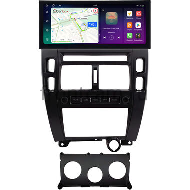 Hyundai Tucson 2004-2010 (черная) 12.3 дюйма Canbox H-Line 4410-0584 на Android 14 (4G-SIM, 4/64, DSP, QLed) Lexus Style