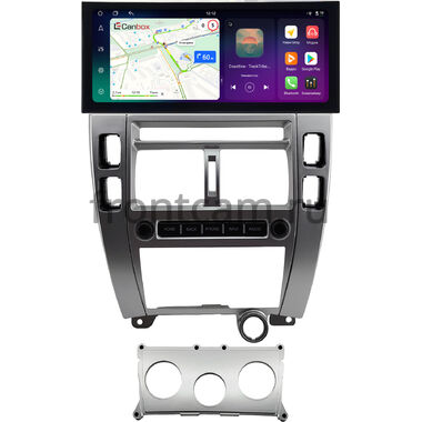 Hyundai Tucson 2004-2010 (серебрянная) 12.3 дюйма Canbox PRO-Line 4316-0586 на Android 13 (4G-SIM, 6/128, DSP, QLed) Lexus Style