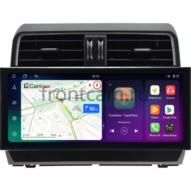 Toyota Land Cruiser Prado 150 2017-2024 12.3 дюйма Canbox PRO-Line 4316-0636 на Android 13 (4G-SIM, 6/128, DSP, QLed) Lexus Style