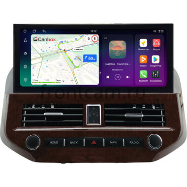 Mitsubishi Pajero 3, Montero 3 1999-2006 (под дерево) 12.3 дюйма Canbox H-Line 4410-0813 на Android 14 (4G-SIM, 4/64, DSP, QLed) Lexus Style