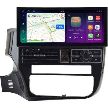 Mitsubishi Outlander 3 2012-2024 12.3 дюйма Canbox PRO-Line 4318-0875 на Android 13 (4G-SIM, 12/256, DSP, QLed) Lexus Style