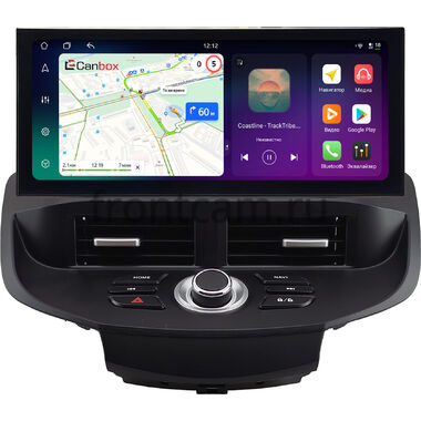 Ford Fiesta (Mk6) 2008-2019 (черная) 12.3 дюйма Canbox H-Line 4410-0947 на Android 14 (4G-SIM, 4/64, DSP, QLed) Lexus Style