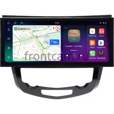 Nissan Qashqai 2, X-Trail (T32) 2013-2022 (авто с климат-контролем) 12.3 дюйма Canbox PRO-Line 4315-1009/1010 на Android 13 (4G-SIM, 4/64, DSP, QLed) Lexus Style